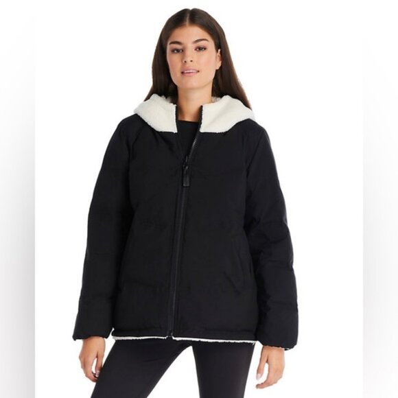 Koolaburra by UGG reversible Sherpa Puffer Jacket Size M - Picture 1 of 5